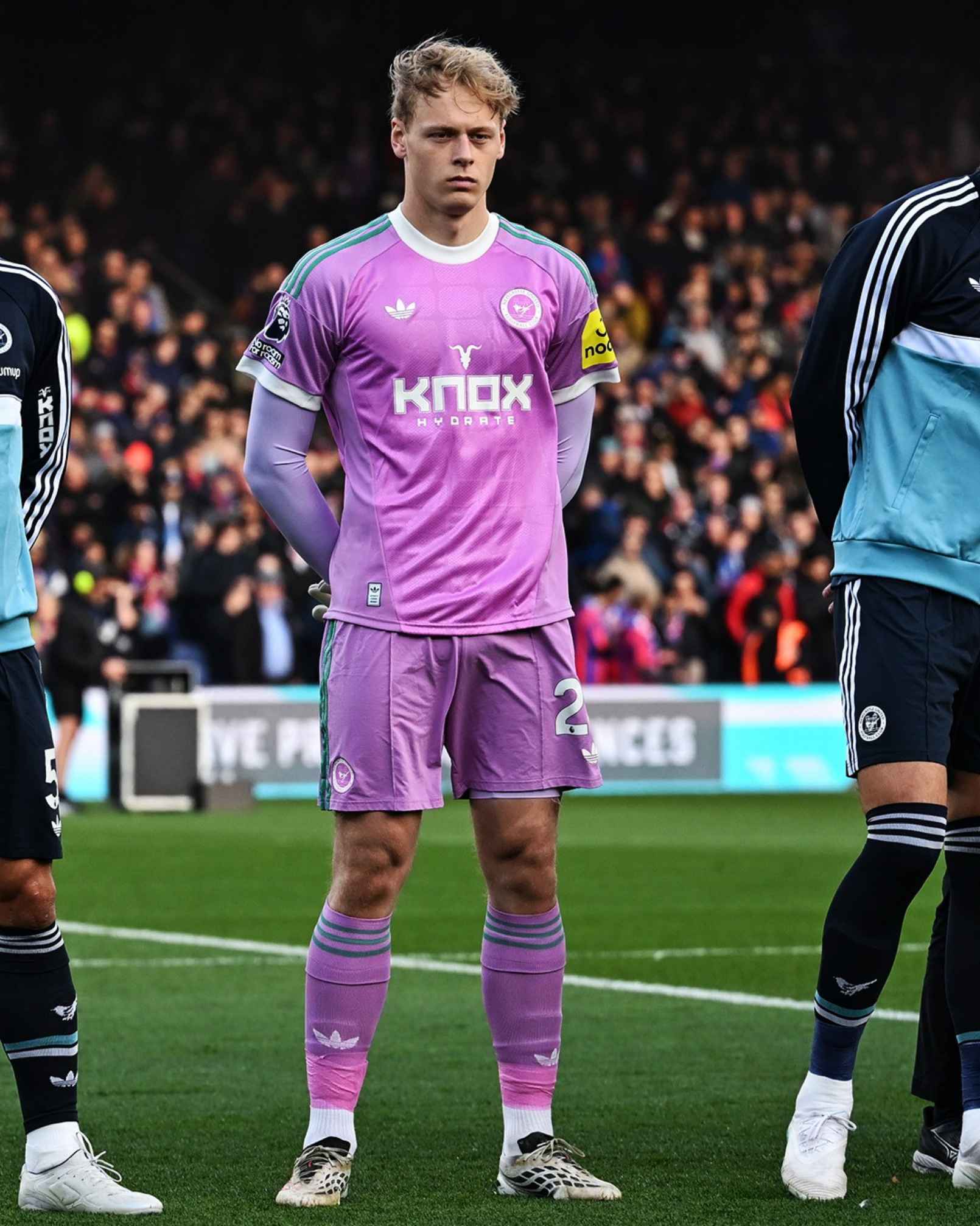 Newcastle’s goalkeeper during the match.